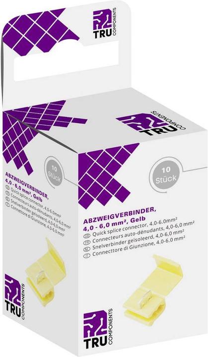 Image du produit Tru Components Connecteur de câble, 4 mmÂ - 10 pcs - 10 pcs