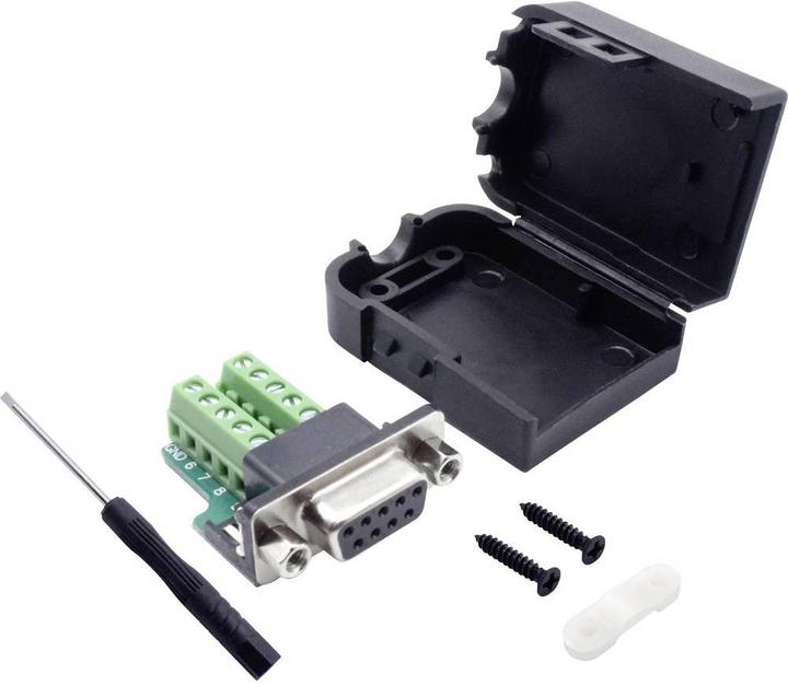 Productafbeelding Tru Components T1904C091 D-SUB pinstrip set Aantal polen 9 schroeven 1 pc.