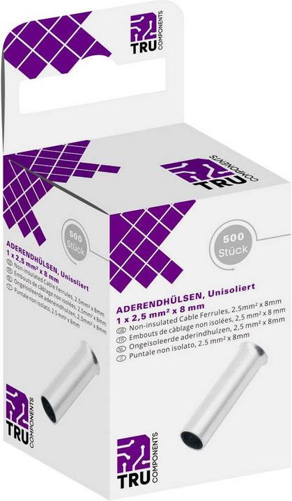 Tru Components Aderendhülsen-Set - unisoliert