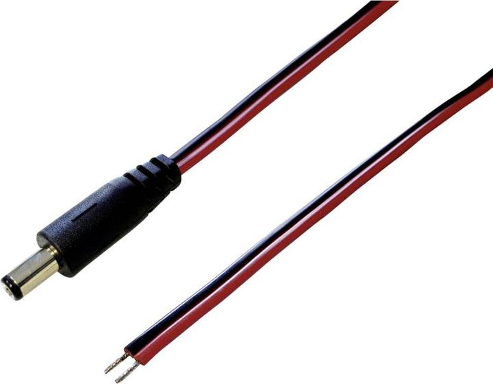 Actual product image Tru Components Low-voltage connection cable plug 2.5 mm