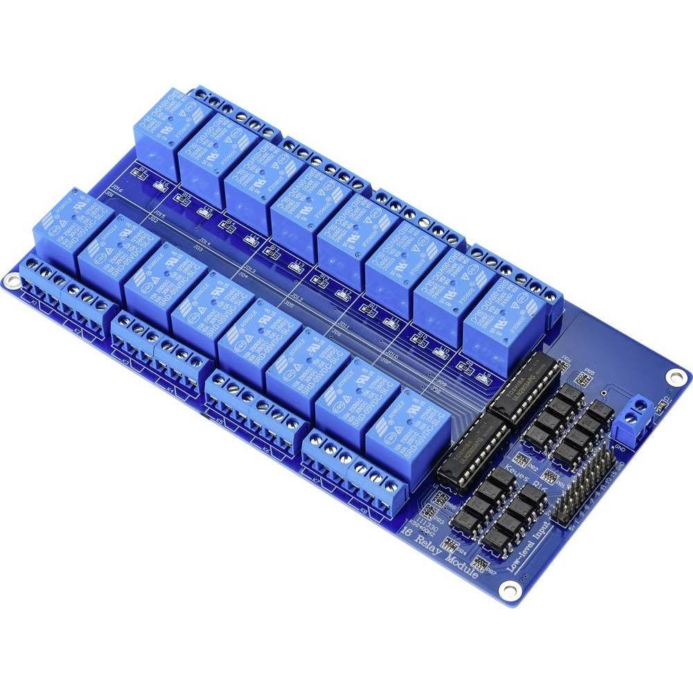 Tru Components 16-Kanal Relais Modul, Entwicklungsboard + Kit