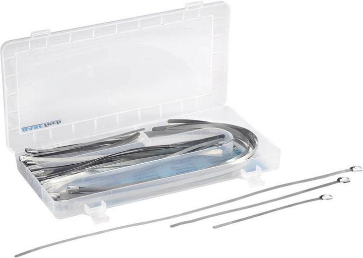 Immagine prodotto Tru Components Set di fascette in acciaio inox (Fascette in metallo, 127 mm, 50 pz.)