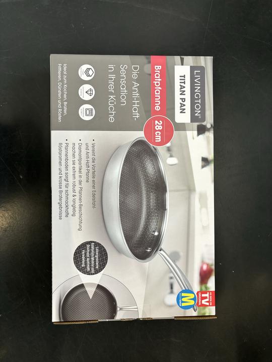 Produktbild Livington Titan Pan Bratpfanne (28 cm) (28 cm, Bratpfanne, Edelstahl)