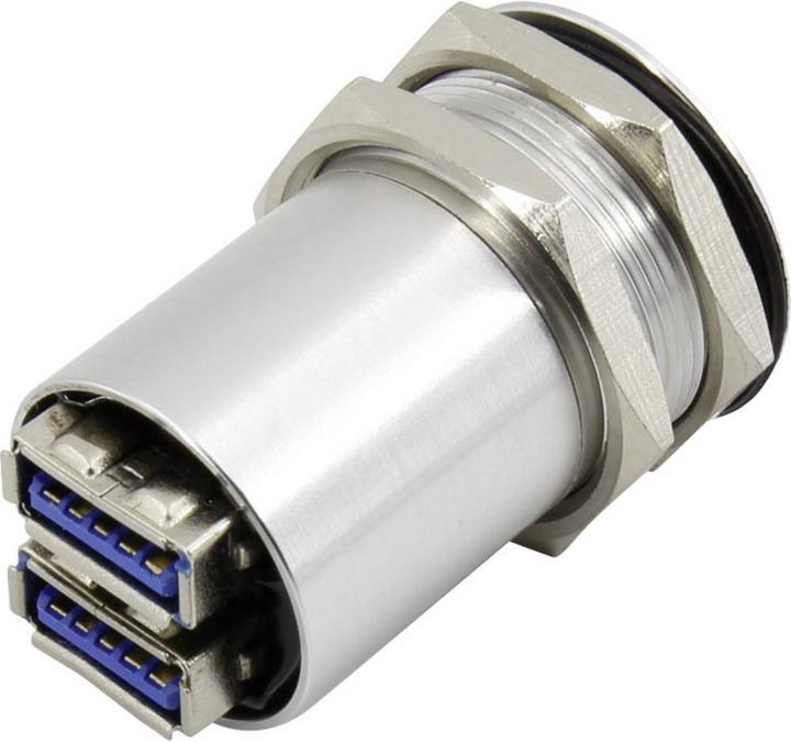 Actual product image Tru Components USB A double socket 3.0
