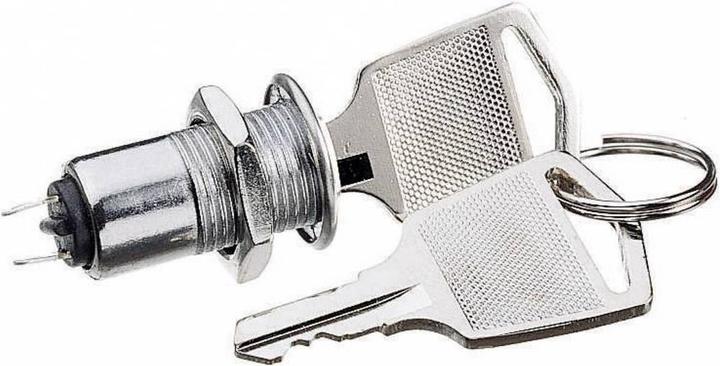 Image du produit Tru Components Mini interrupteur à clé 30 V 1 A