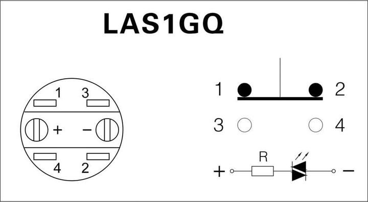 Produktbild Tru Components Vandalismusgeschützter Druckschalter