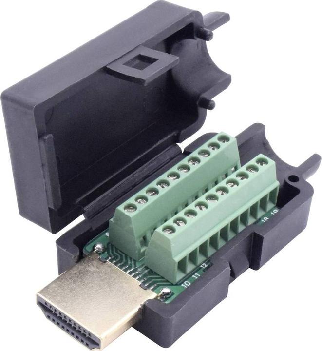 Image du produit Tru Components Connecteur HDMI encastré avec boîtier