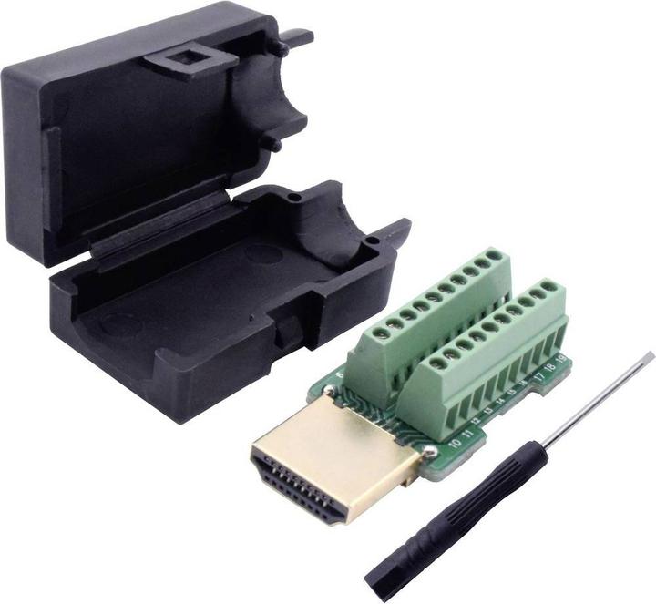 Image du produit Tru Components Connecteur HDMI encastré avec boîtier