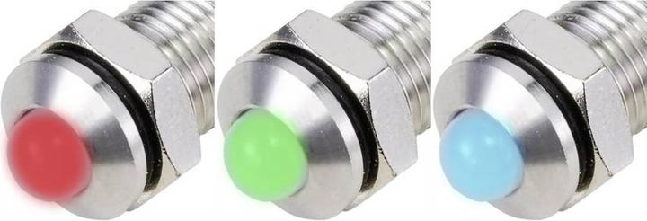 Produktbild Tru Components RGB-Einbauleuchte rund 8 mm IP67 12 V