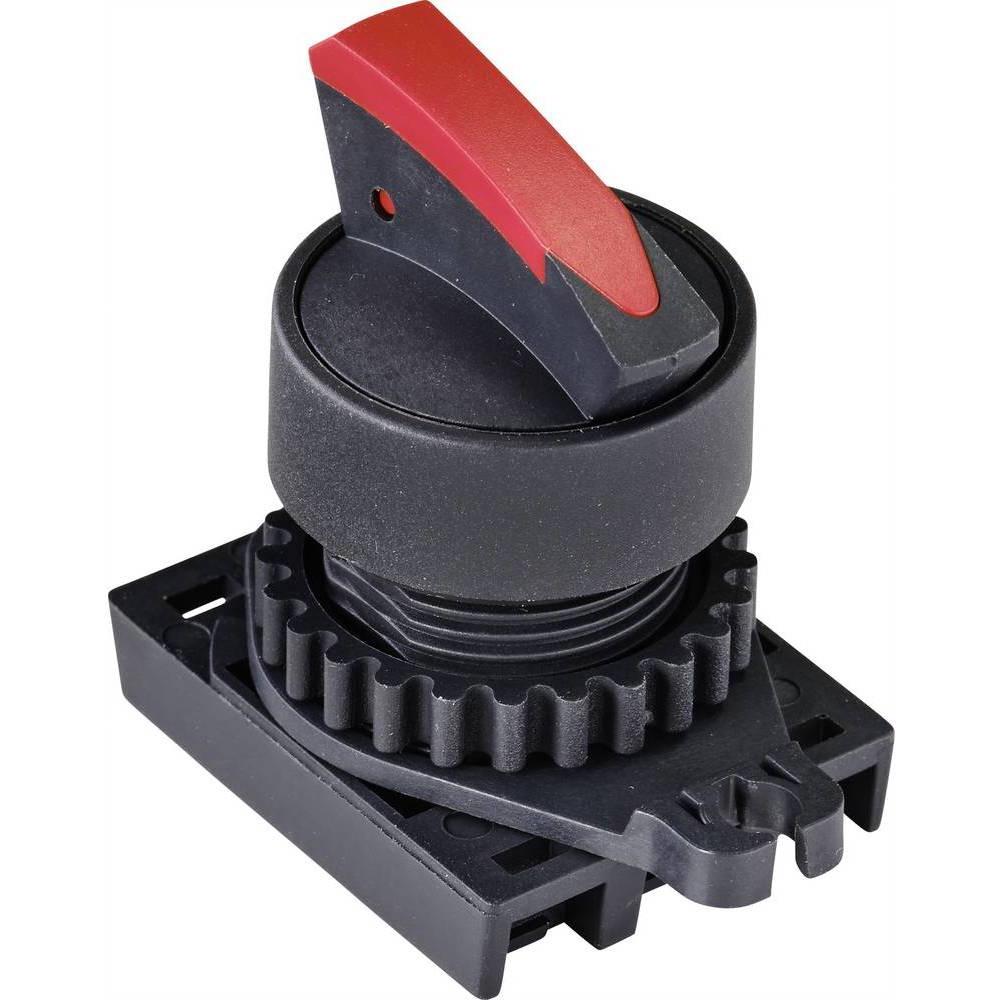 Tru Components Wahlschalter, Taster + Schalter, Rot