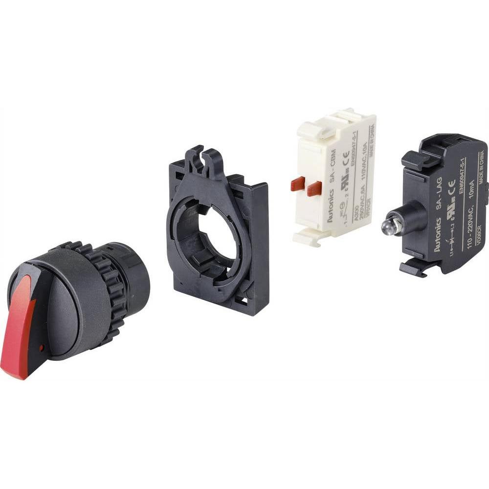 Thumbnail - Tru Components Wahltaste, Taster + Schalter, Rot