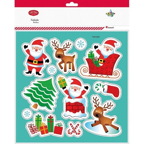 Titanum, Sticker, MIX konvexe Aufkleber 12 Stk