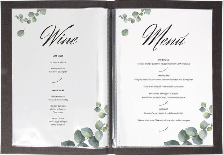 Actual product image Sigel Speisekarten-Mappe MENU