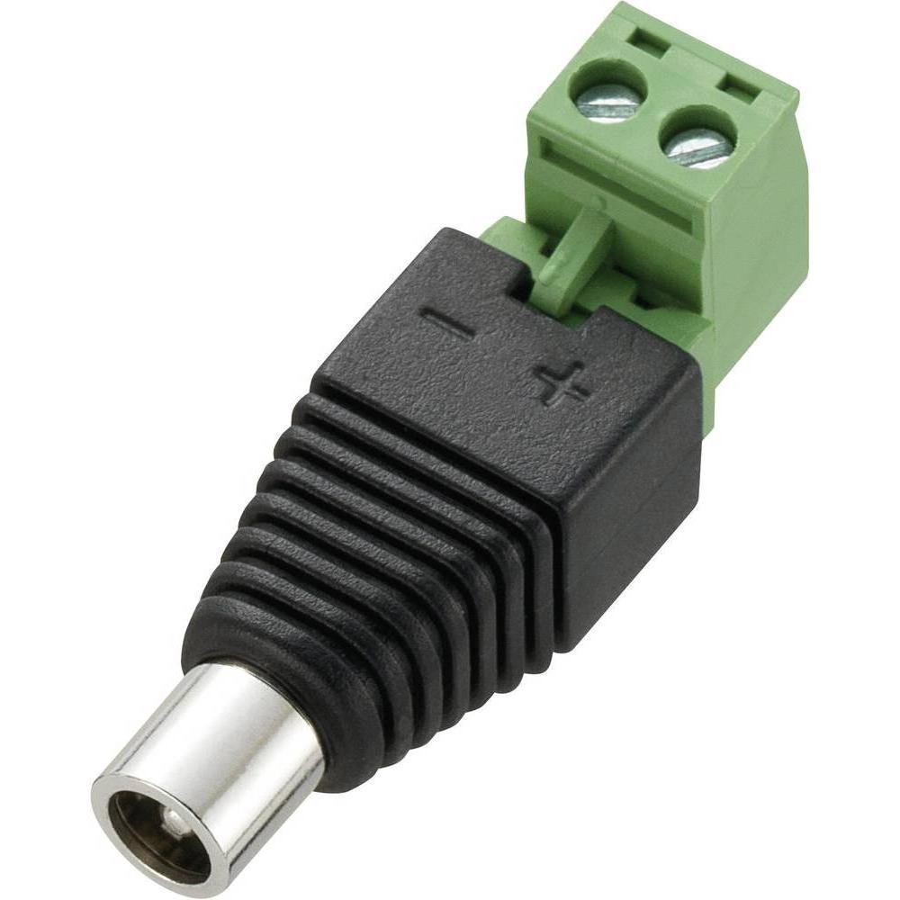 Tru Components Netzgeräte-Steckverbinder mit Schraubanschluss, Elektronikkabel + Stecker