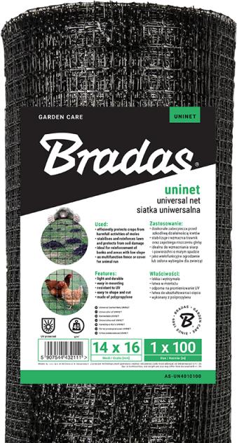 Bradas SIATKA UNIWERSALNA NA KRETY 1,50m x 100mb (40g