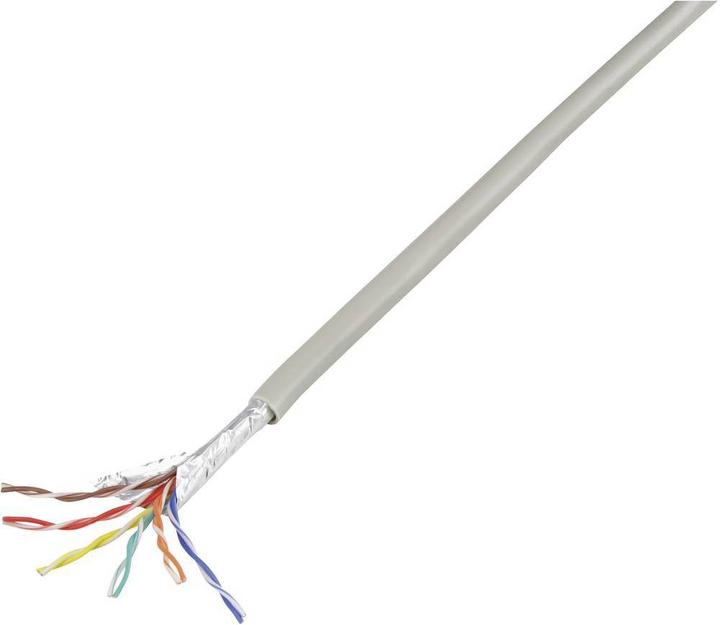 Actual product image Tru Components 1568142 Telephone cable J-Y(ST)Y 6 x 2 x 0.60 mm Grey 25 m
