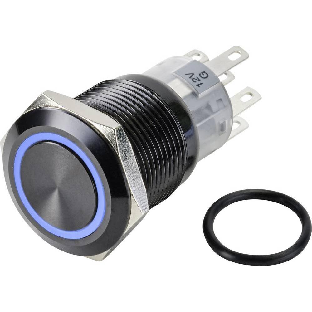 Thumbnail - Tru Components Druckschalter LAS1-AGQ-22 Serie, Taster + Schalter, Blau