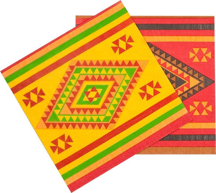 Boland 20 Papierservietten Mexico 33 x 33 cm (20 x, 33 x 33 cm)
