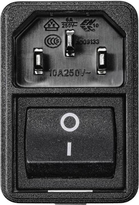 Actual product image Tru Components Built-in cold-device plug