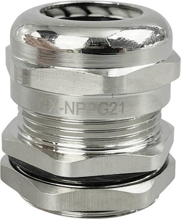 Actual product image Tru Components Cable gland metal PG21