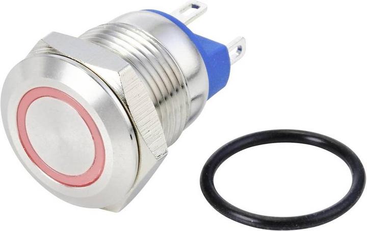 Actual product image Tru Components Push button series GQ12-AF-10E