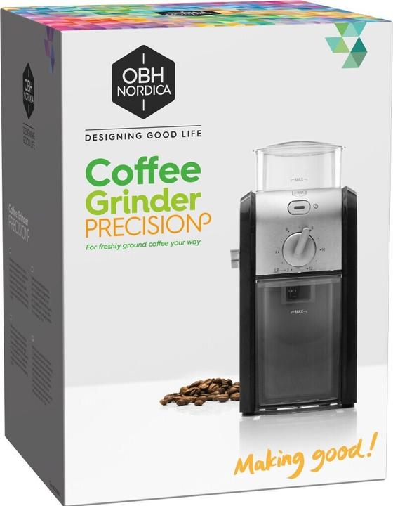 Produktbild OBH Nordica Precision Kaffeemühle 110 W Schwarz, Silber