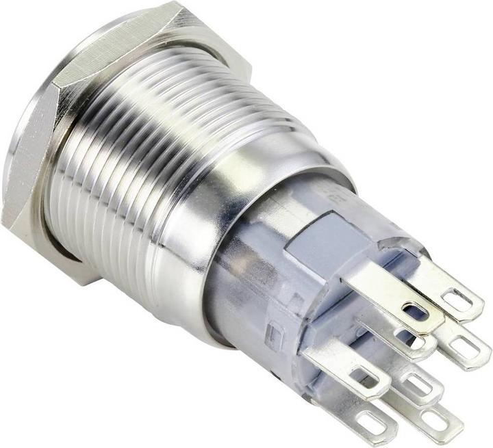 Actual product image Tru Components Pushbutton series LAS1-AGQ-22E LED 24 V