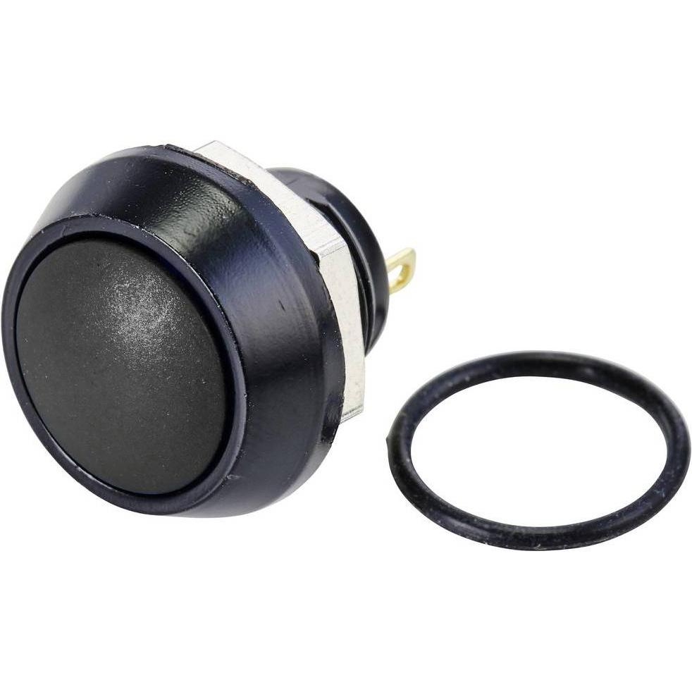 Tru Components Drucktaster, Taster + Schalter, Schwarz