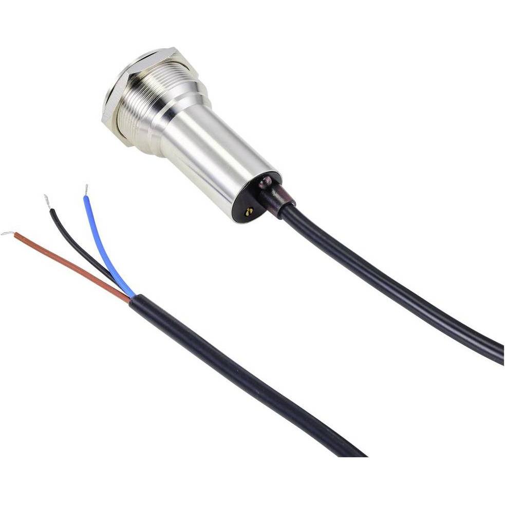 Thumbnail - Tru Components Berührungsloser Schalter 25 mm ONPOW91-25E10BYSSNR12-24VDC, Taster + Schalter, Rot