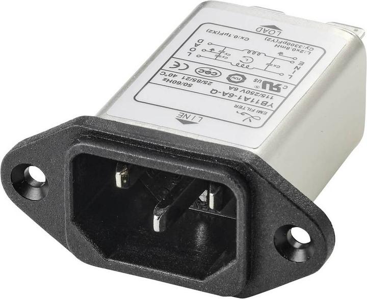 Tru Components Netzfilter mit Kaltgerätebuchse