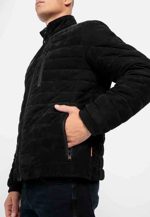 Produktbild Camel Active Leder Steppjacke mit Stehkragen (60)