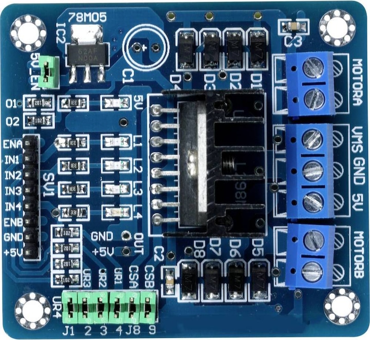Produktbild Tru Components L298N Dual-H-Brücke Schrittmotor-Treiber-Modul