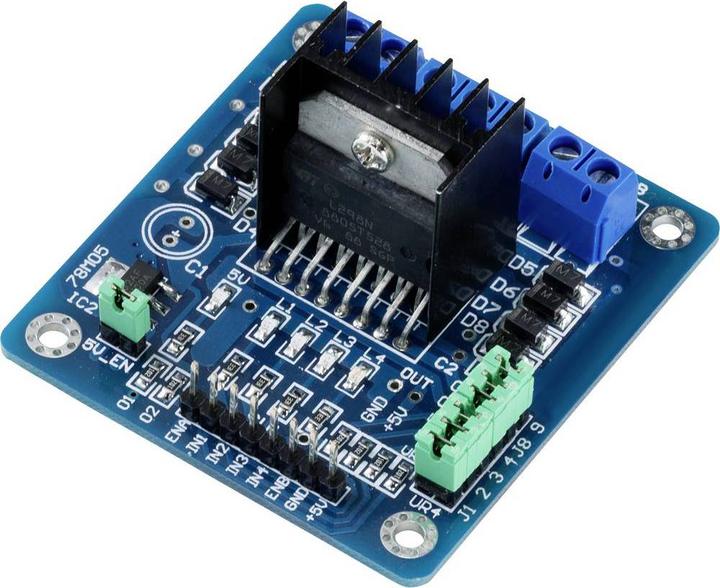 Actual product image Tru Components L298N Dual H-Bridge Stepper Motor Driver Module