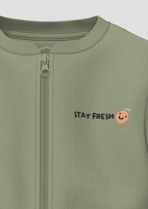 Produktbild s.Oliver Sweatshirt-Jacke mit Bomberkragen (80)