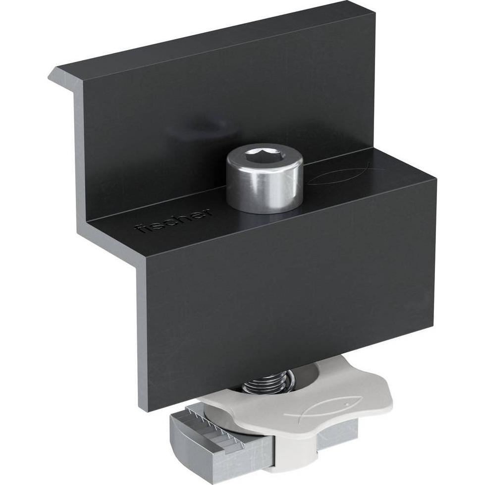 Fischer, Morsa + Strettoio, Endklemme vorm. PM F 30 AL sw (30 mm)