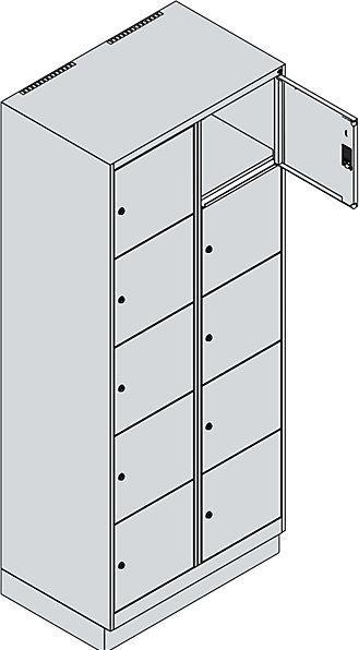 Actual product image C+P Classic PLUS locker cabinet (80 x 50 x 195 cm)