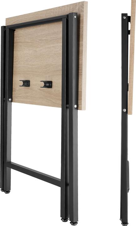 Produktbild tectake 2er Set Beistelltische Phoenix klappbar (48 x 36 x 66.5 cm)