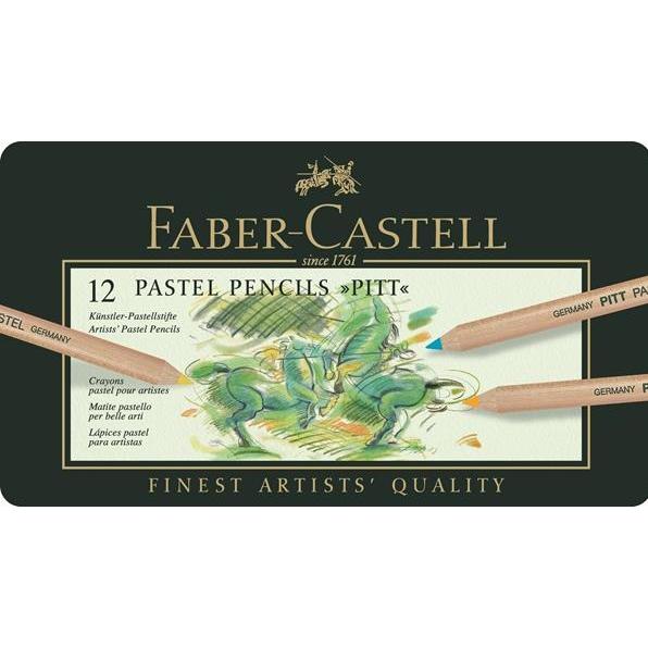 Faber-Castell, Malstifte, Pitt Pastell (Mehrfarbig, 12 x)