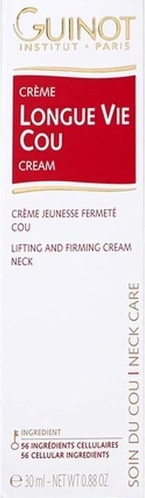 Produktbild Guinot Longue Vie Cou Firming Vital Halspflege 30ml (Körpercreme, 30 ml)