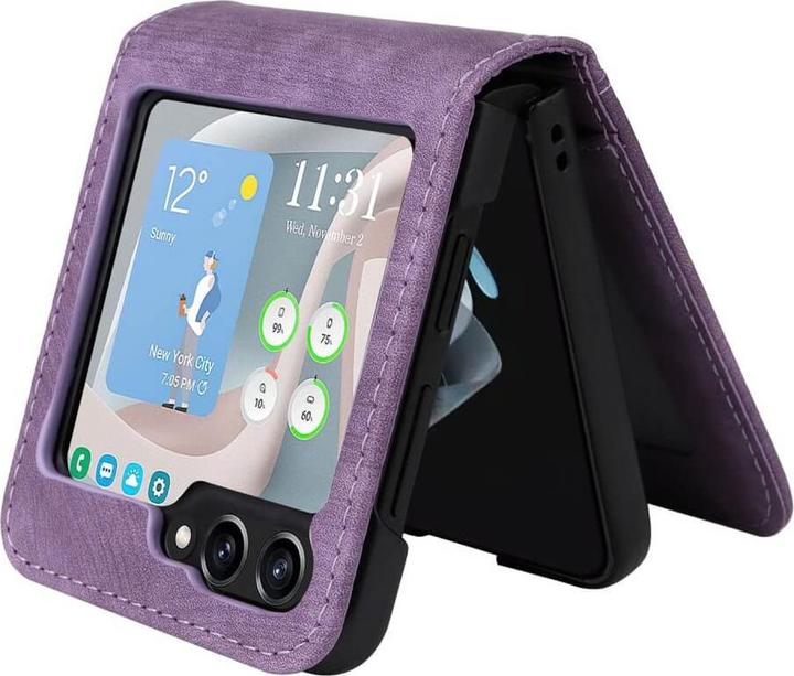Produktbild Cover-Discount Galaxy Z Flip6 - Pratkische Hülle mit Kartenfächern (Samsung Galaxy Z Flip6)