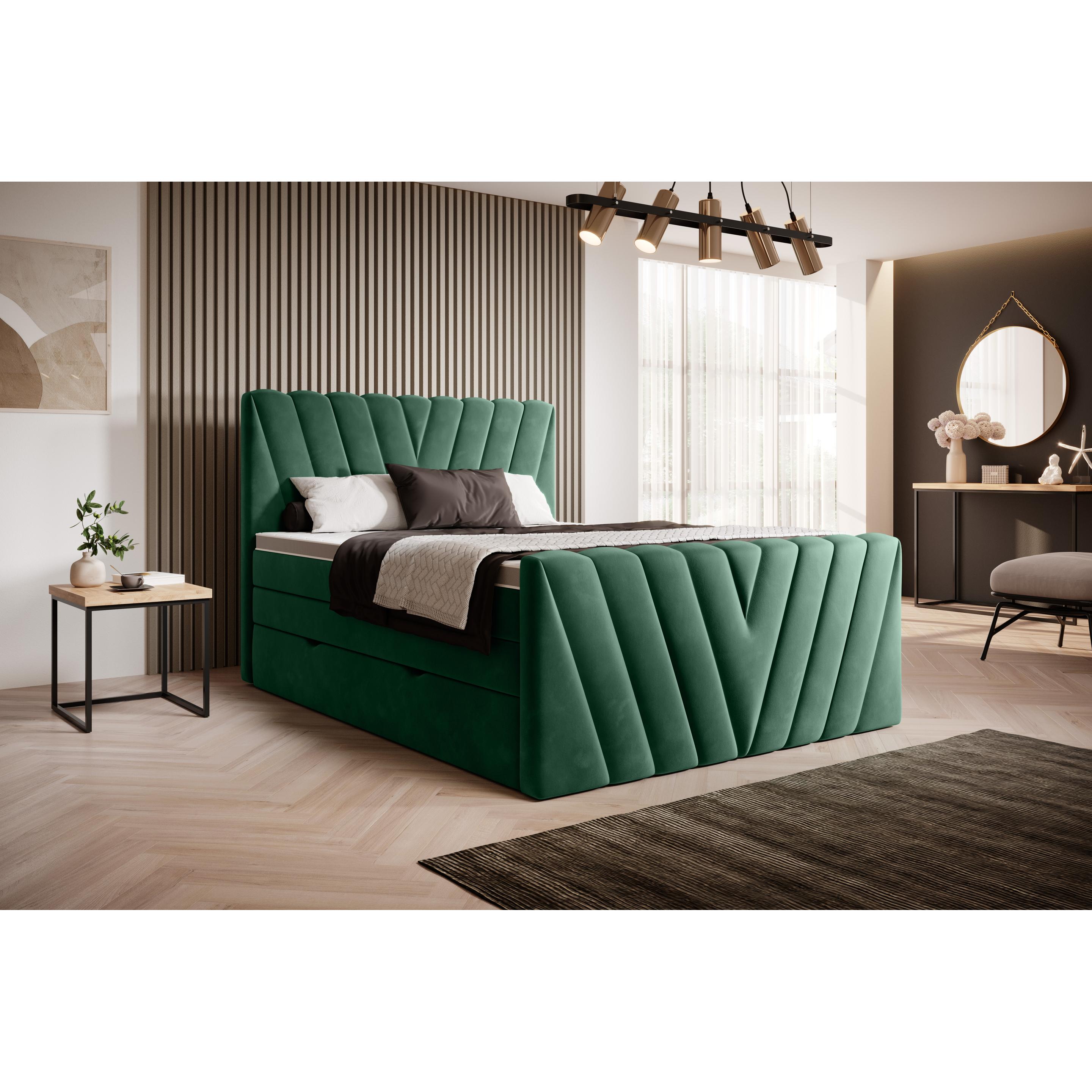 ELTAP, Bett, Candice mit Stauraum (160 x 200 cm)