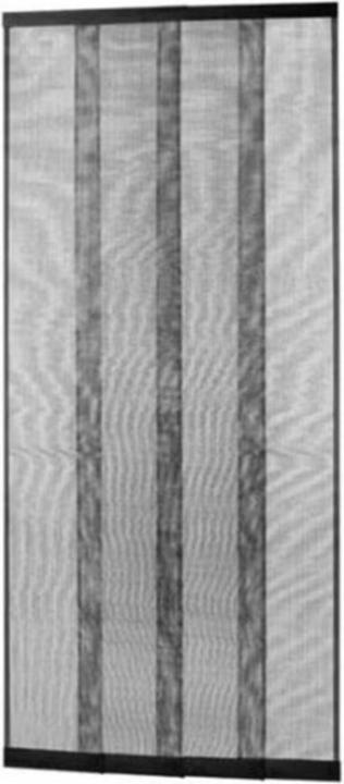 Image du produit tesa Moustiquaire de porte à lamelles en aluminium pour les portes de balcon et de terrasse (95 x 220 cm)