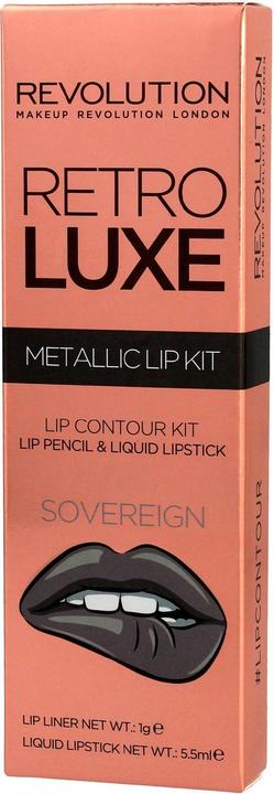 Immagine prodotto Makeup Revolution Sovereign Retro Luxe Metallic Lip Kit