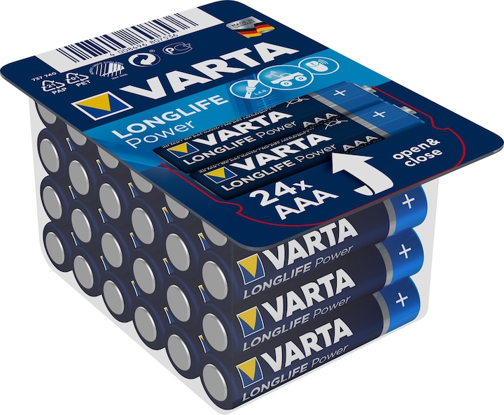 Productafbeelding Varta Langdurige Macht (24 Pcs., AAA, 1270 mAh)