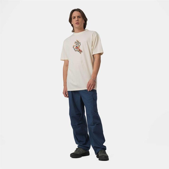 Actual product image Santa Cruz Burnt Bone Hand T-Shirt (M)