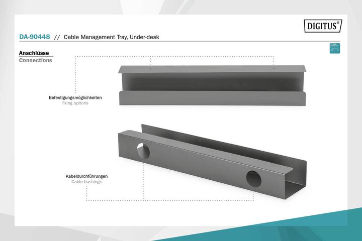 Immagine prodotto Digitus Canalina per cavi (Tubazione, 60 cm)