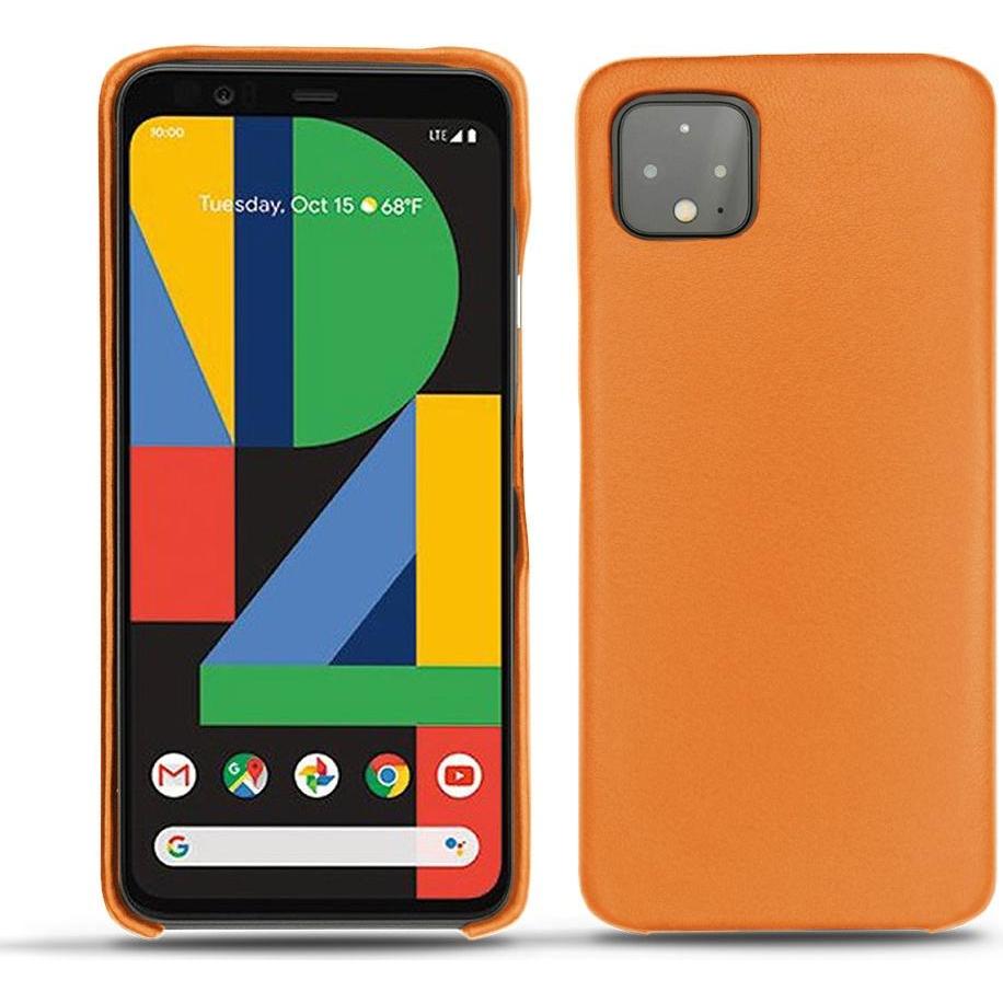 Noreve Lederschutzhülle (Google Pixel 4 XL), Smartphone Hülle, Orange