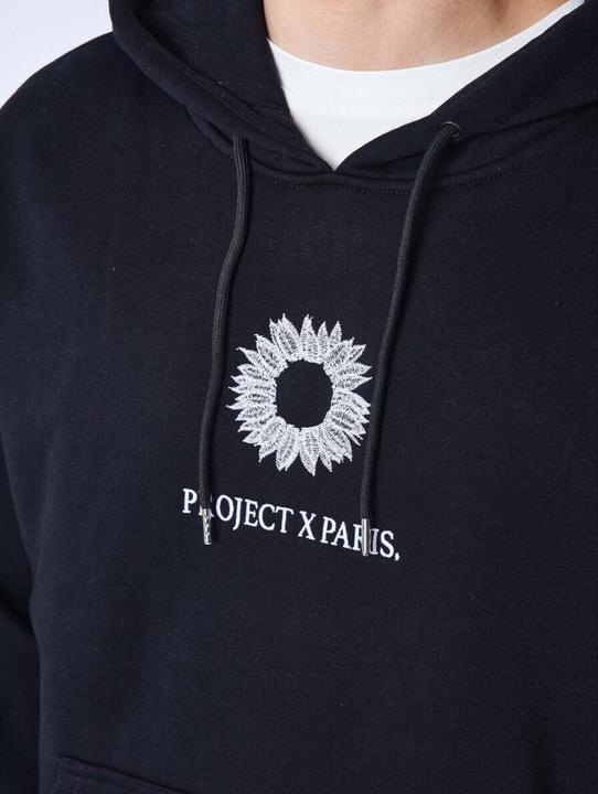 Actual product image Project X Paris embroidered unflower hoodie project x pari (S)