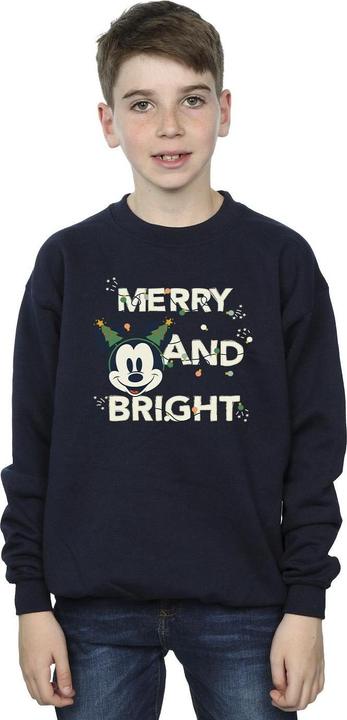 Actual product image Disney Boys Mickey Mouse Merry & Bright Sweatshirt (104)