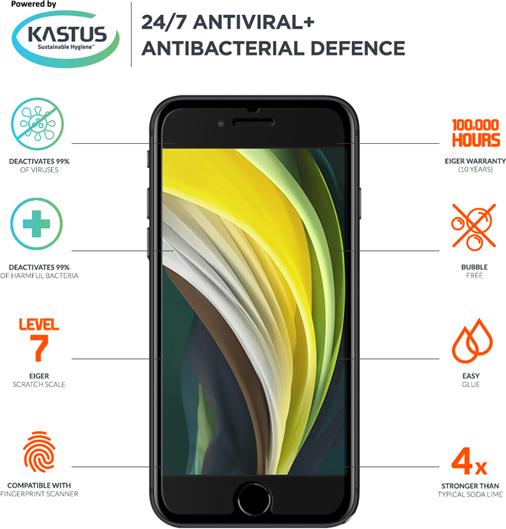 Produktbild Eiger Mountain Glass Ultra (1 Stk., Apple iPhone 6, Apple iPhone 6s, Apple iPhone 7, Apple iPhone 8)